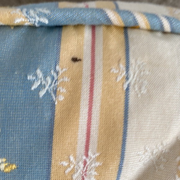 Pierre Deux maintenon blue fabric custom made pillow - Picture 5 of 5